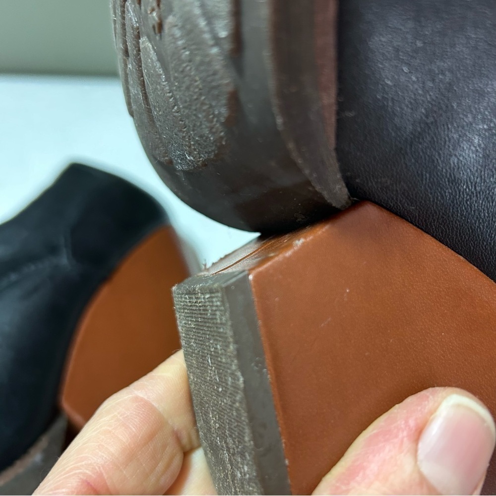Korks By Kork-Ease Helene Leather Lace Up Heeled Bootie Boot Women Size 7.5 $190 - Picture 10 of 11